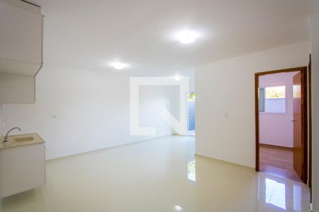 Sala/Cozinha de apartamento para alugar com 2 quartos, 57m² em Vila Humaitá, Santo André
