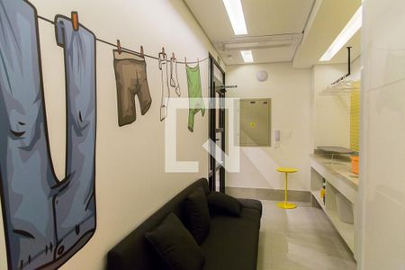 Studio para alugar com 28m², 1 quarto e sem vagaÁrea comum - Lavanderia