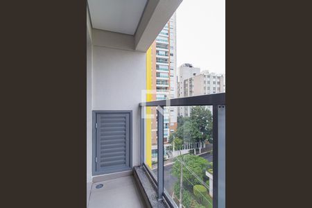 Studio para alugar com 28m², 1 quarto e sem vagaVaranda