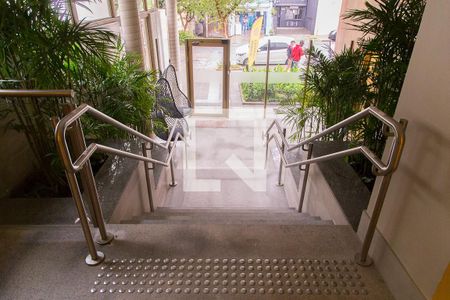 Studio para alugar com 28m², 1 quarto e sem vagaHall de entrada - Piso tátil