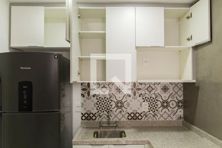 Studio para alugar com 28m², 1 quarto e sem vagaCozinha - Detalhe