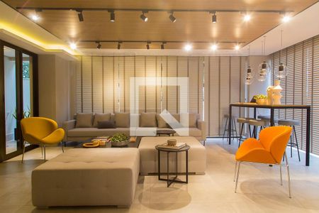 Studio para alugar com 28m², 1 quarto e sem vagaÁrea comum - Salão de festas