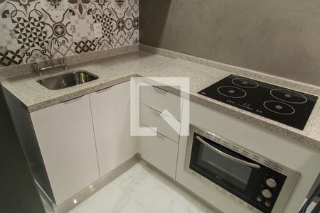 Studio para alugar com 28m², 1 quarto e sem vagaCozinha - Detalhe