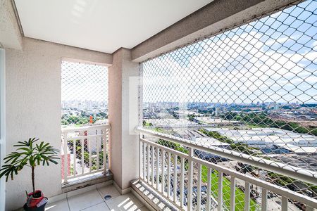 Varanda da Sala de apartamento à venda com 2 quartos, 57m² em Vila Homero Thon, Santo André