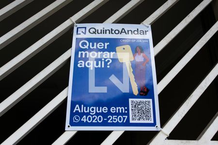 Studio para alugar com 12m², 1 quarto e sem vagaFachada - Placa