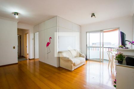 Sala de apartamento à venda com 3 quartos, 78m² em Vila São Pedro, Santo André