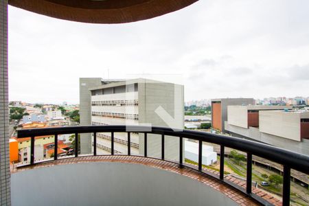 Varanda da sala de apartamento à venda com 3 quartos, 78m² em Vila São Pedro, Santo André