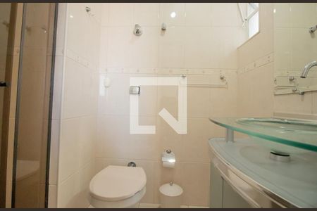 Banheiro da Suíte de apartamento para alugar com 1 quarto, 58m² em Vila Monte Alegre, São Paulo