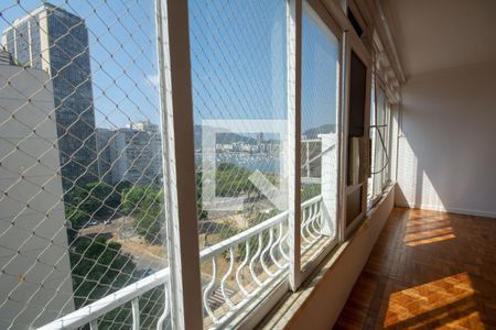 Vista da Sala de apartamento para alugar com 3 quartos, 150m² em Flamengo, Rio de Janeiro