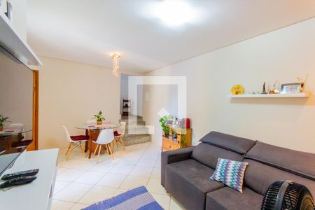 Sala de apartamento à venda com 3 quartos, 145m² em Vila Cecília Maria, Santo André
