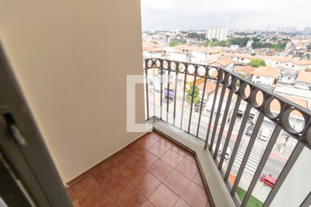 Varanda da Sala de apartamento para alugar com 2 quartos, 58m² em Vila Nova Alba, São Paulo