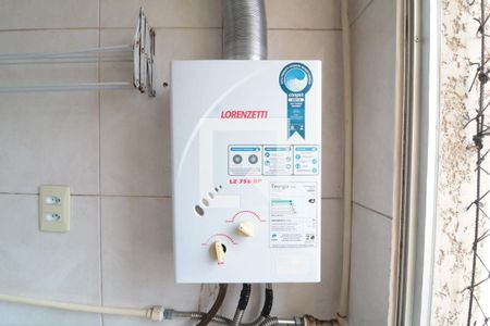 Apartamento à venda com 49m², 2 quartos e 1 vagaCozinha e Área de Serviço - aquecedor