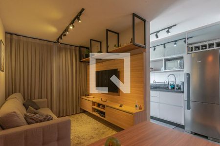 Sala de apartamento à venda com 2 quartos, 44m² em Fundação da Casa Popular, Campinas