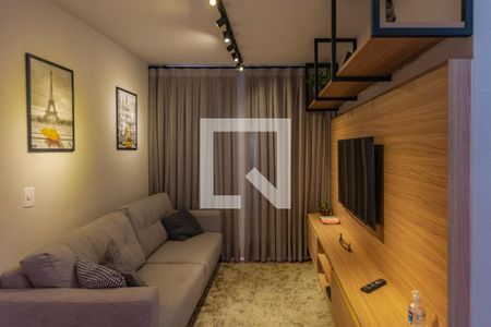 Sala de apartamento à venda com 2 quartos, 44m² em Fundação da Casa Popular, Campinas