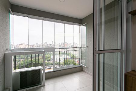 Varanda da Sala de apartamento à venda com 2 quartos, 49m² em Chácara Seis de Outubro, São Paulo