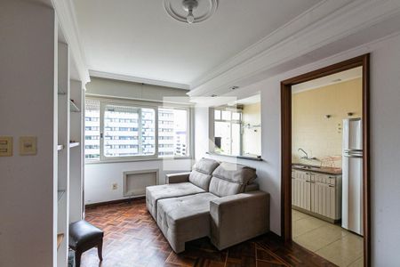 Sala de apartamento à venda com 1 quarto, 43m² em Menino Deus, Porto Alegre