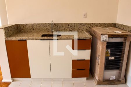 Cozinha - Armários de apartamento para alugar com 1 quarto, 38m² em Vila Clementino, São Paulo
