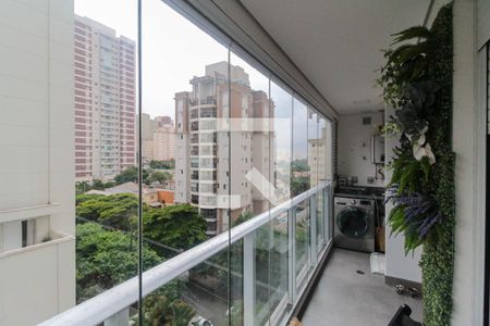 Varanda da sala de apartamento para alugar com 2 quartos, 52m² em Vila Mariana, São Paulo