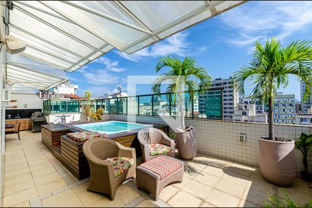 Varanda da Sala de apartamento à venda com 4 quartos, 420m² em Icaraí, Niterói