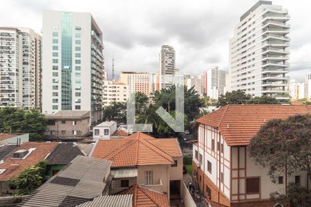 Sala - vista de apartamento à venda com 3 quartos, 108m² em Jardim Paulista, São Paulo