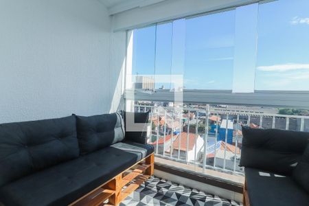Varanda Integrada de apartamento para alugar com 2 quartos, 50m² em Barra Funda, São Paulo