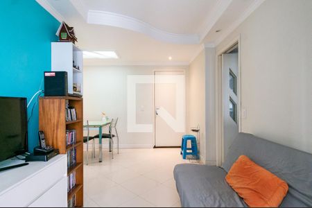 Sala de apartamento à venda com 2 quartos, 55m² em Parque Maria Domitila, São Paulo