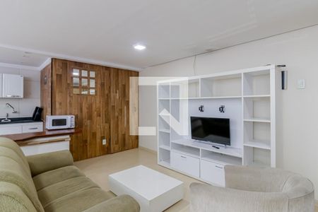 Quarto - Sala de kitnet/studio para alugar com 1 quarto, 48m² em Aclimação, São Paulo