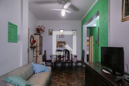 Sala de apartamento para alugar com 3 quartos, 100m² em José Menino, Santos