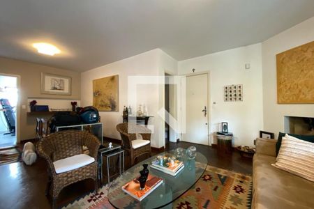 Sala de apartamento à venda com 3 quartos, 126m² em Real Parque, São Paulo