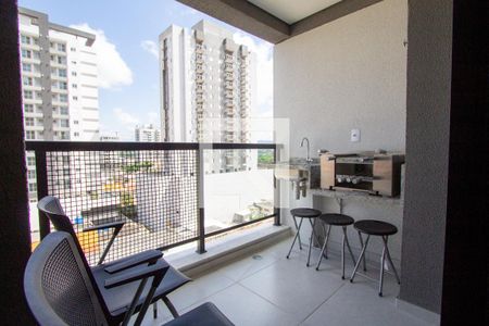 Varanda da Sala de apartamento para alugar com 1 quarto, 37m² em Presidente Altino, Osasco