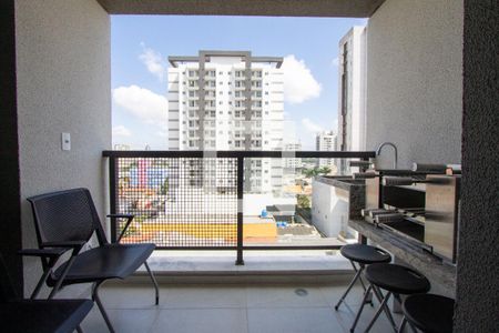 Varanda da Sala de apartamento para alugar com 1 quarto, 37m² em Presidente Altino, Osasco