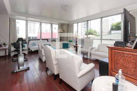 Sala de Apartamento com 4 quartos, 193m² Jardim Paulista