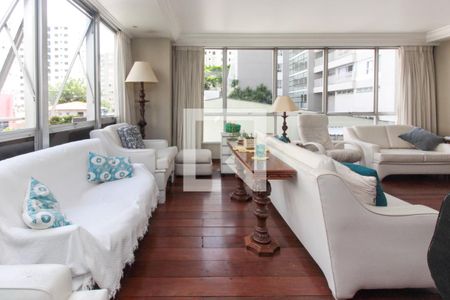 Sala de apartamento à venda com 4 quartos, 193m² em Jardim Paulista, São Paulo