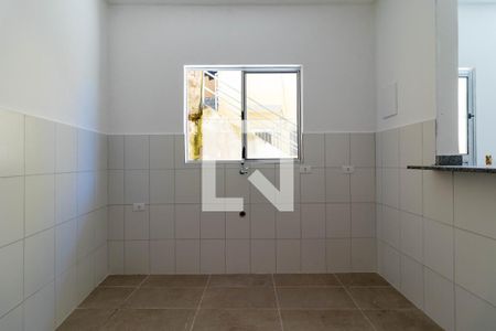 Cozinha de casa de condomínio para alugar com 1 quarto, 35m² em Mandaqui, São Paulo