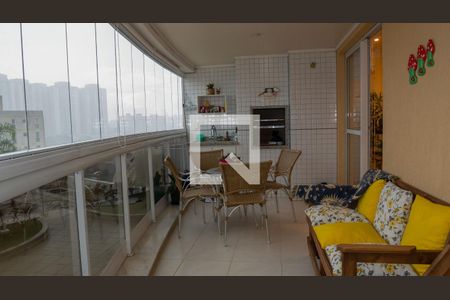 Varanda Gourmet de apartamento à venda com 5 quartos, 186m² em Parque do Colégio, Jundiaí