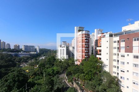 Varanda da Sala Vista de apartamento para alugar com 2 quartos, 58m² em Vila Andrade, São Paulo