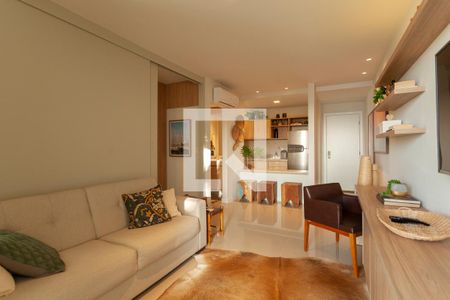 Sala de apartamento para alugar com 1 quarto, 55m² em Dois de Julho, Salvador