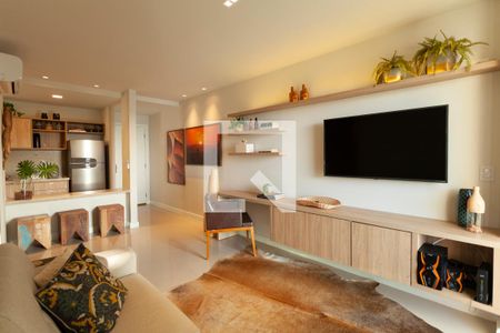 Sala de apartamento para alugar com 1 quarto, 55m² em Dois de Julho, Salvador