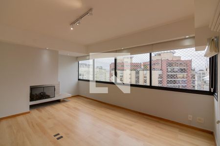 Sala de apartamento para alugar com 3 quartos, 165m² em Indianópolis, São Paulo