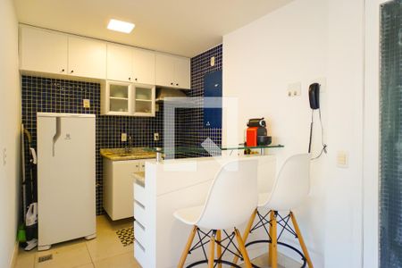 Sala/Cozinha de apartamento para alugar com 1 quarto, 60m² em Barra da Tijuca, Rio de Janeiro