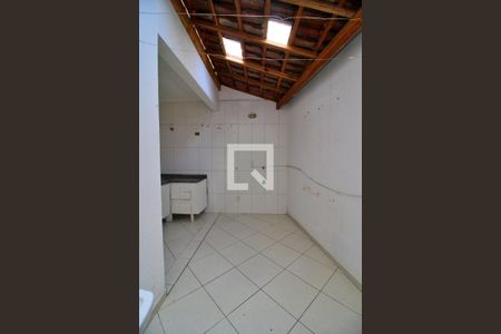 Cozinha e Área de Serviço de apartamento à venda com 2 quartos, 48m² em Vila Guiomar, Santo André