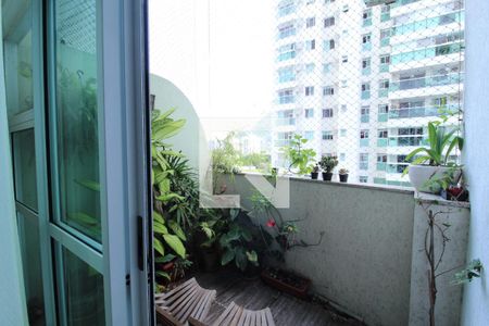 Vista - Sala de apartamento à venda com 2 quartos, 95m² em Recreio dos Bandeirantes, Rio de Janeiro