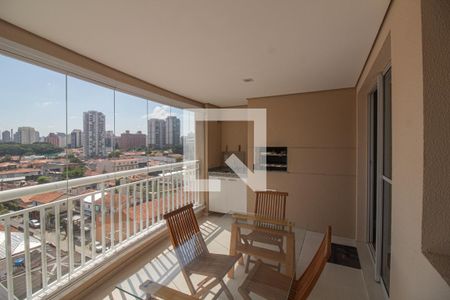 varanda de apartamento para alugar com 3 quartos, 82m² em Chácara Santo Antônio (zona Sul), São Paulo