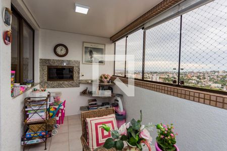 Varanda da Sala com churrasqueira de apartamento à venda com 3 quartos, 105m² em Petrópolis, Porto Alegre
