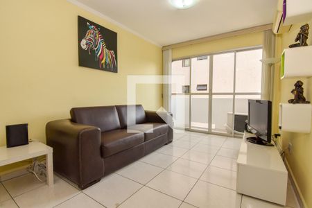 Sala de apartamento para alugar com 2 quartos, 76m² em Jardim São Miguel, Guarujá