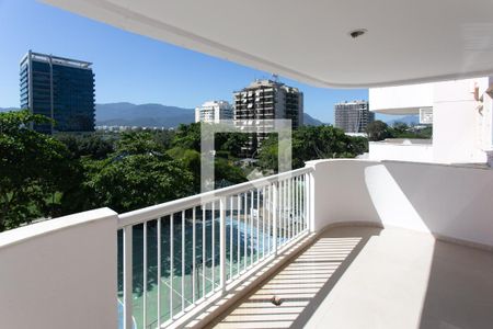 Varanda da Sala de apartamento para alugar com 3 quartos, 92m² em Recreio dos Bandeirantes, Rio de Janeiro