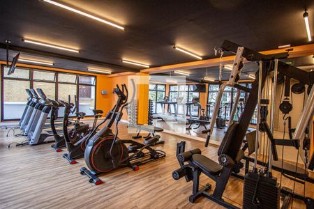 Apartamento para alugar com 25m², 1 quarto e sem vaga Apartamento para alugar com 25m², 1 quarto e sem vagaAcademia