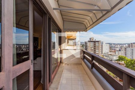 Varanda da Sala  de apartamento à venda com 3 quartos, 108m² em Bela Vista, Porto Alegre
