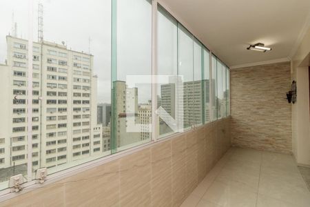 Varanda de apartamento à venda com 2 quartos, 109m² em Centro, São Paulo