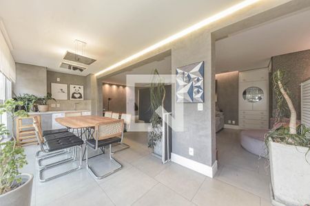 Varanda da Sala de apartamento à venda com 3 quartos, 126m² em Vila Gertrudes, São Paulo